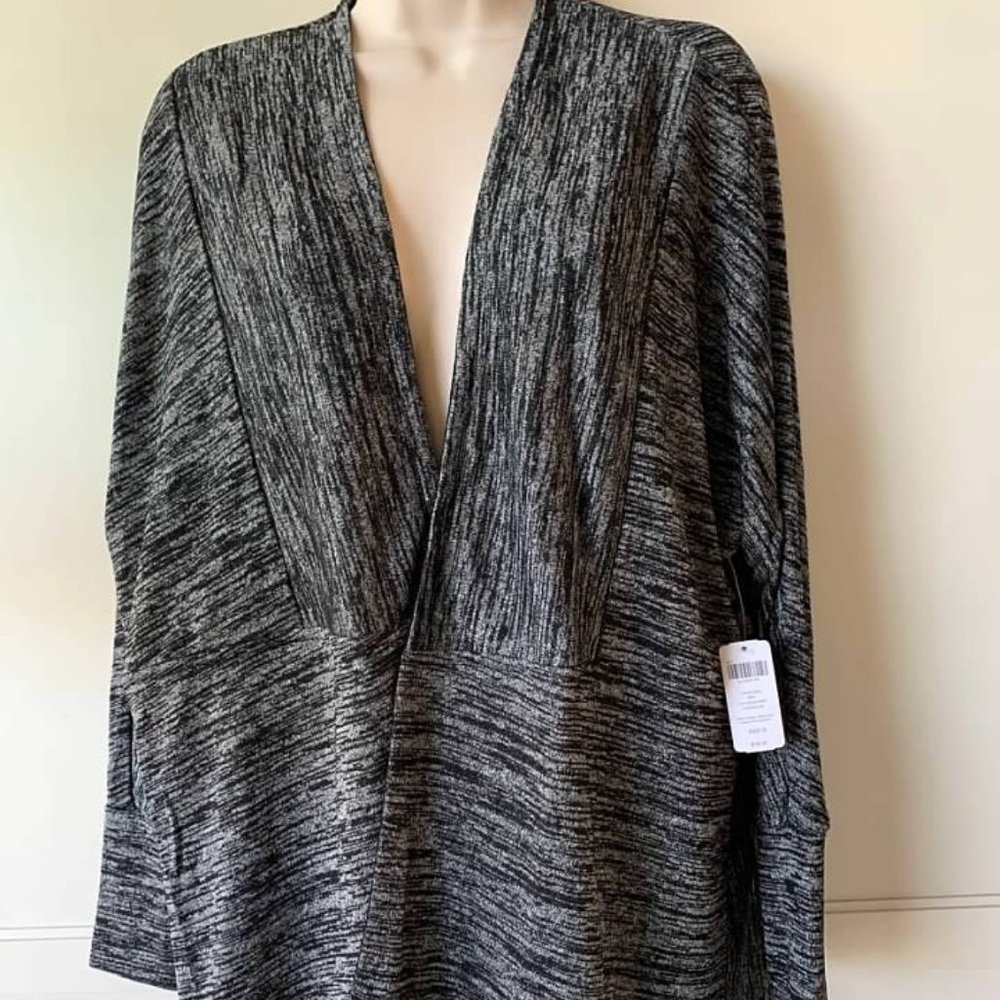 Soma By Chico's Melange black/Silver Wrap